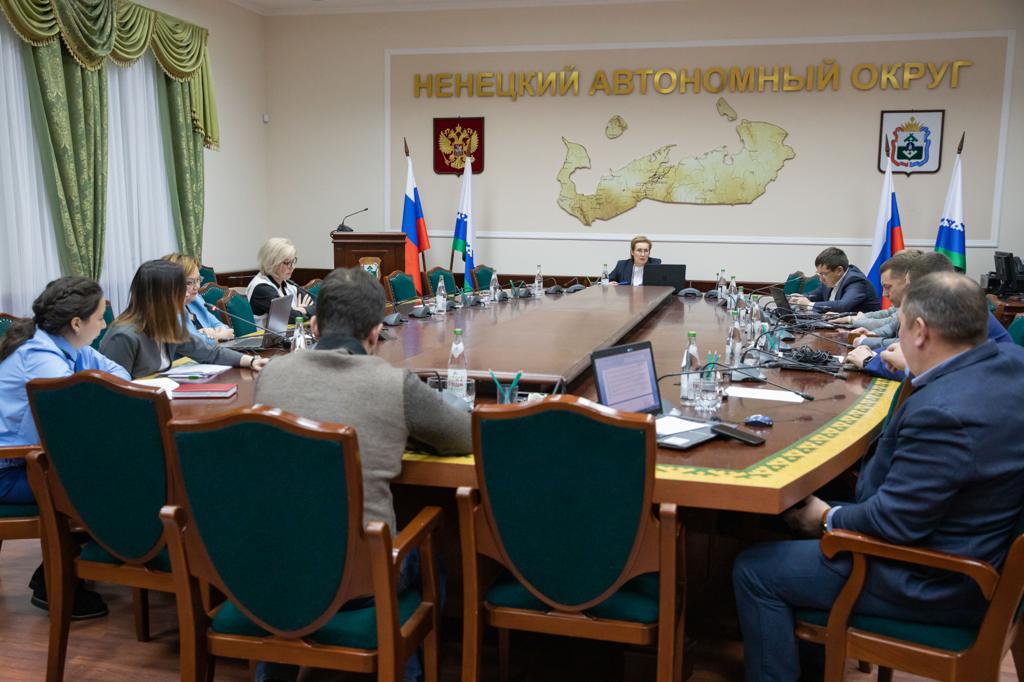 Екатерина Жданова приняла участие в работе комиссии Собрания депутатов НАО 